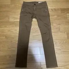 Antgauge ブラウン スキニーパンツ Lサイズ