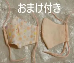 子ども用布製マスク 2枚セット　ハンドメイド　おまけ付き