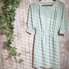 【美品】【大人気】【M】ファビアナフィリッピ♡ワンピース ベルトリボン