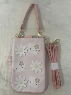新品未使用❤️お花キティ♡おでかけ2WAYポシェット