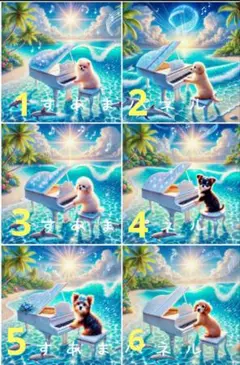 ★オーダーページ★ハンカチ　ピアノ　ワンコ柄7/31