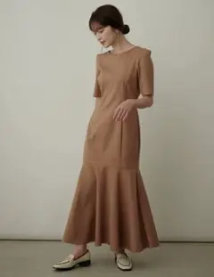【未使用】スタイルヴォイスフォー　半袖　マーメイド　ロング　ワンピース