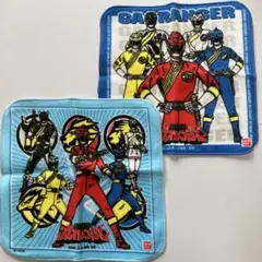 ガオレンジャー キャラクタータオルハンカチセット　即納
