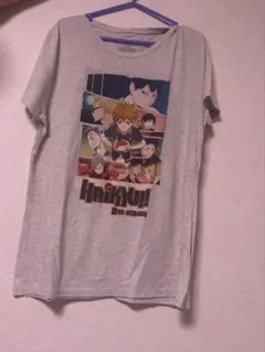 Haikyuu!! キャラクターTシャツ グレー