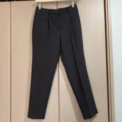 ❤️新品未使用❤️プラステプレミアムオックステーパードパンツ S ダークグレー