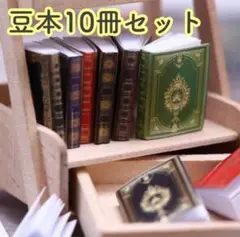 最安値！　ミニチュア 本 10冊セット 1/12スケール ミニチュア 豆本　a