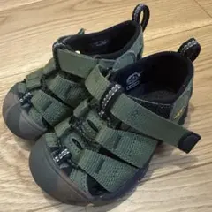 KEEN オリーブグリーン ベビーサンダル