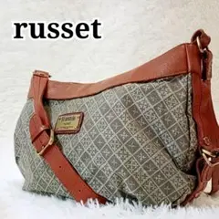 russet ラシット ショルダーバッグ ハーフムーン ゴールドプレート ハンド