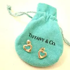 ティファニー AG925 オープンハートピアス スペイン製 TIFFANY
