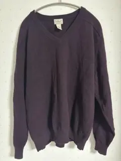 90S L.L.Bean エルエルビーン ニット ラムウールメンズL 古着
