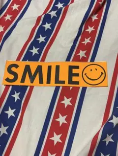 ビンテージ70sSMILE ステッカー未使用ブラックライトニコちゃん古着