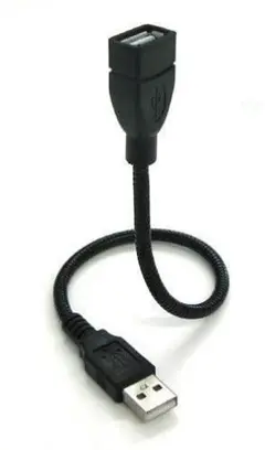 USB 延長ケーブル USB2.0A 充電、通電 フレキシブルケーブル 30cm