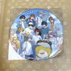 カラフルピーチ　からぴち夏休み　スタンドBIG缶バッジ　東京ドームシティ