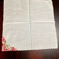 刺繍ハンカチ