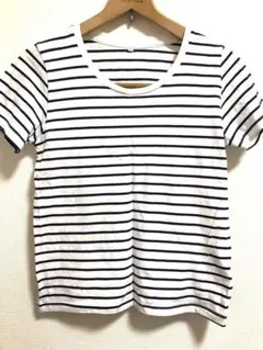 綿100% ボーダーTシャツ Lサイズ しまむら 着用回数少な目