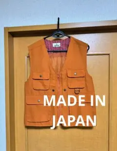 日本製 老舗ブランド musshu アウトドア フィッシングベスト S