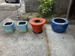 火鉢　昭和レトロ　［引き取り限定］　即購入はお控えください