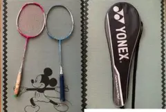 YONEX ヨネックスNANOSPEED NANORAYバトミントン2本セット