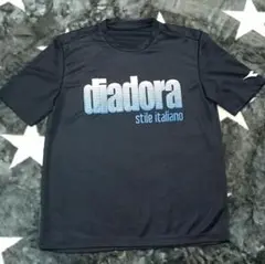 【新品】DIADORA Tシャツ ネイビー