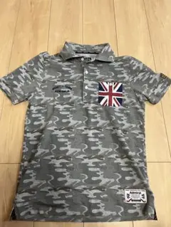 Admiral 迷彩柄ポロシャツ グレー　46M