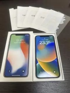 Apple iPhone X シルバー 本体　64GB SIMフリー