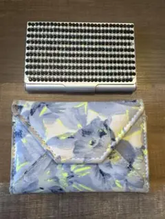 名刺入れ☆2個セット☆名刺ケース☆Francfranc☆花柄☆キラキラ☆カード