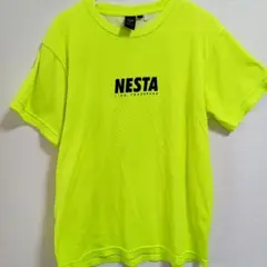 綺麗！NESTA 蛍光イエロー Tシャツ M