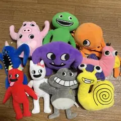 ガーデンオブバンバンぬいぐるみ 10体セット 多様なキャラクター