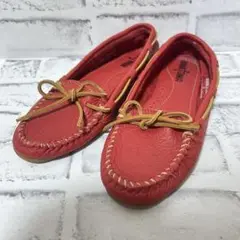 MINNETONKA ミネントカ パンプス モカシン レッド　23.0cm