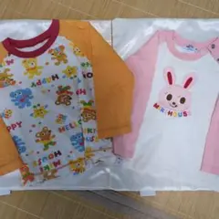 ミキハウス Tシャツ 90と100 2枚セット