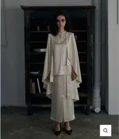 【美品】THEODORIC.dy Satin Drape SETUP yukko