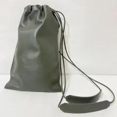 ジルサンダー レザー 巾着バッグ 2way クロスボディバッグ ハンドバッグ