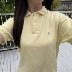 Ralph Lauren イエローポロシャツ L♡