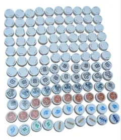 ペットボトルキャップ　白色　まとめ売り　120個　ハンドメイド　工作
