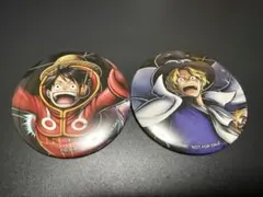 ワンピース バウンティラッシュ 缶バッジ ルフィ サボ セット