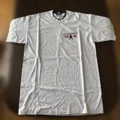 USS INDEPENDENCE CV-62 Tシャツ グレー　綿　　ミリタリー