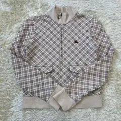 BURBERRY バーバリーブルーレーベル ノバチェック ジップアップ長袖38