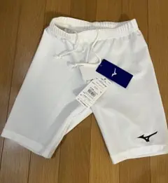 ミズノ トレーニングウェア パンツ ホワイト S