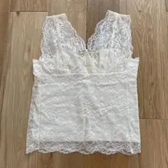 レース ビスチェ　レースタンクトップ