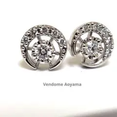 ヴァンドーム アオヤマ ムーンリットナイト ダイヤモンド ピアス