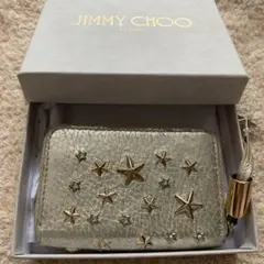 ⭐︎JIMMY CHOO⭐︎カードケースNELLIE/Light gold