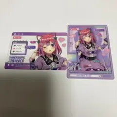 五等分の花嫁 クリアカード 配信者なりきり 二乃 2枚セット