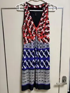 laundry エスニック柄　ノースリーブ　ワンピース　サイズS