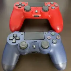 【ジャンク品】PS4 コントローラー ブラック 2個セット