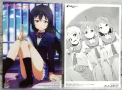 ☆ラブライブ！購入特典　イラストカード　2点セット　おだまさる先生☆