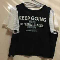 WG KEEP GOING メッセージTシャツ 半袖