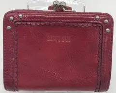 JJ048 ANNA SUY アナスイ コンパクト財布 ガマ口