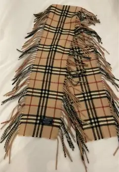 【希少品】Burberry カシミヤ100% マフラー ストール バーバリー