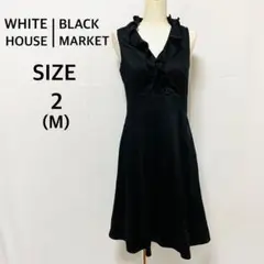 BLACK&WHITE ブラックアンドホワイト ノースリーブ ワンピース 黒