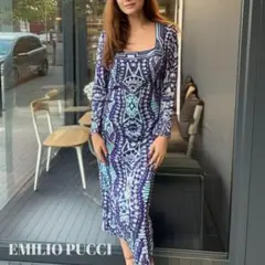 【極美品】EMILIO PUCCI エミリオプッチ ワンピース Sサイズ